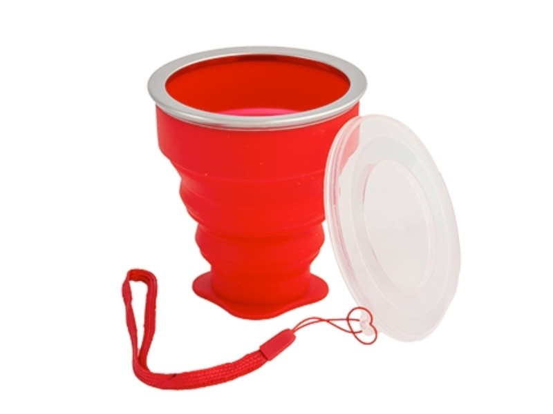 لیوان سفری تاشو مدل سیلیکونی